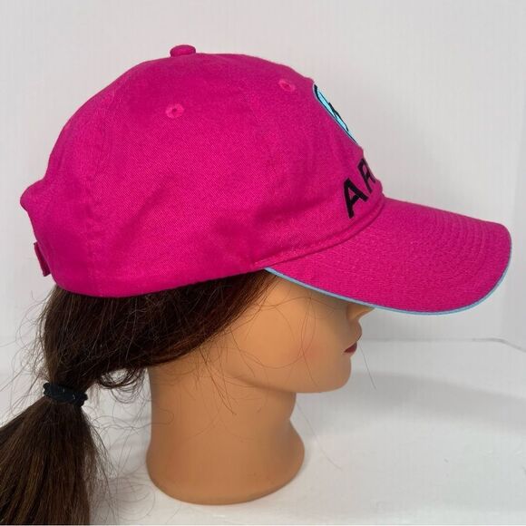 Ariat Ballcap Textile One Size Adjustable Pink/Blue Details Unisex - Picture 5 of 9